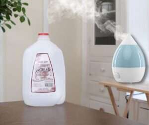 Why use cold water in a humidifier?