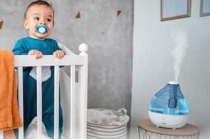where to put humidifier in baby room