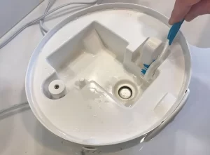 Cleaning the Humidifier Base
